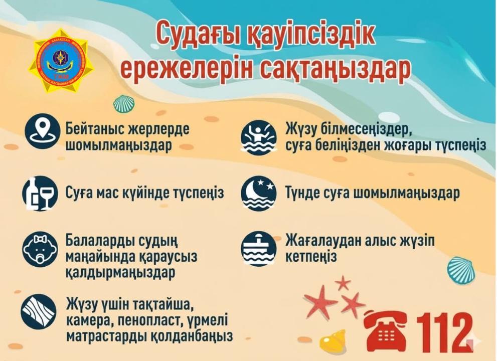 МЧС призывает граждан соблюдать правила безопасности на воде
