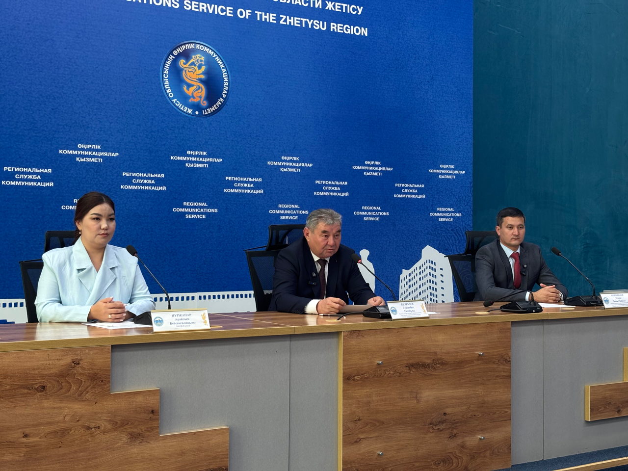 Брифинга в службе региональных коммуникаций области Жетісу