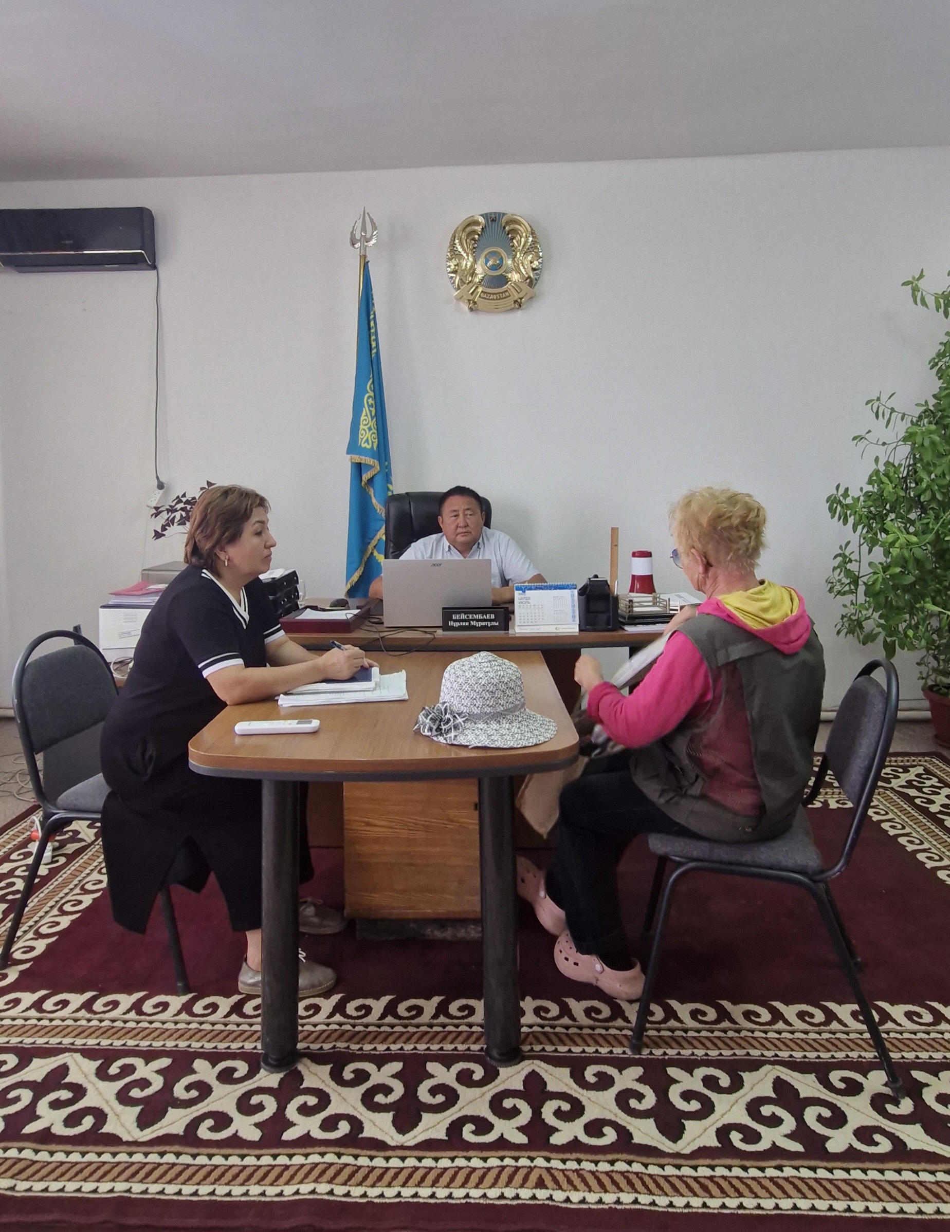 СОСТОЯЛСЯ ЛИЧНЫЙ ПРИЕМ ГРАЖДАН С АКИМОМ ОКРУГА