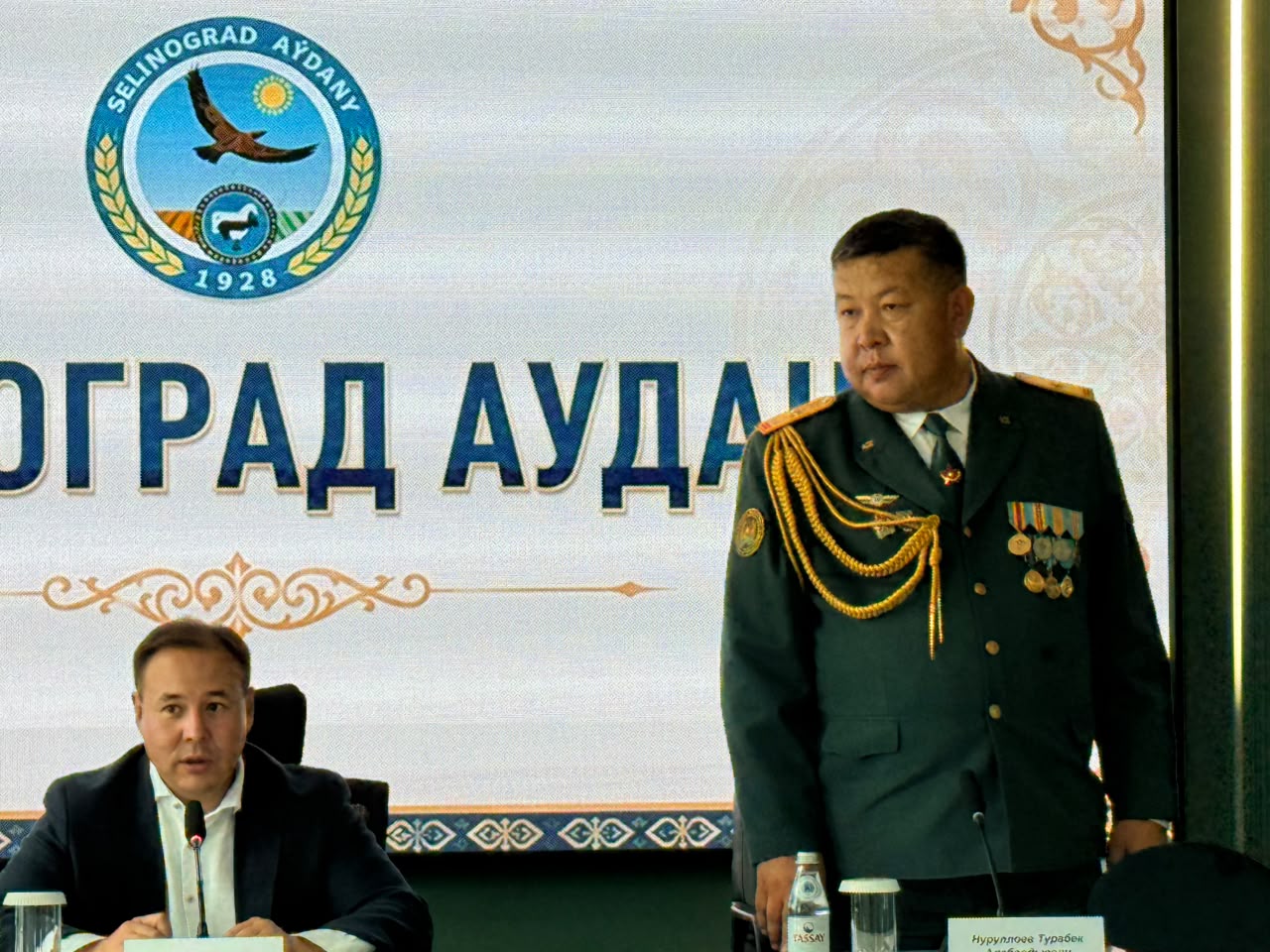 Целиноград ауданының Қорғаныс істері жөніндегі бөлімінің жаңа басшысы