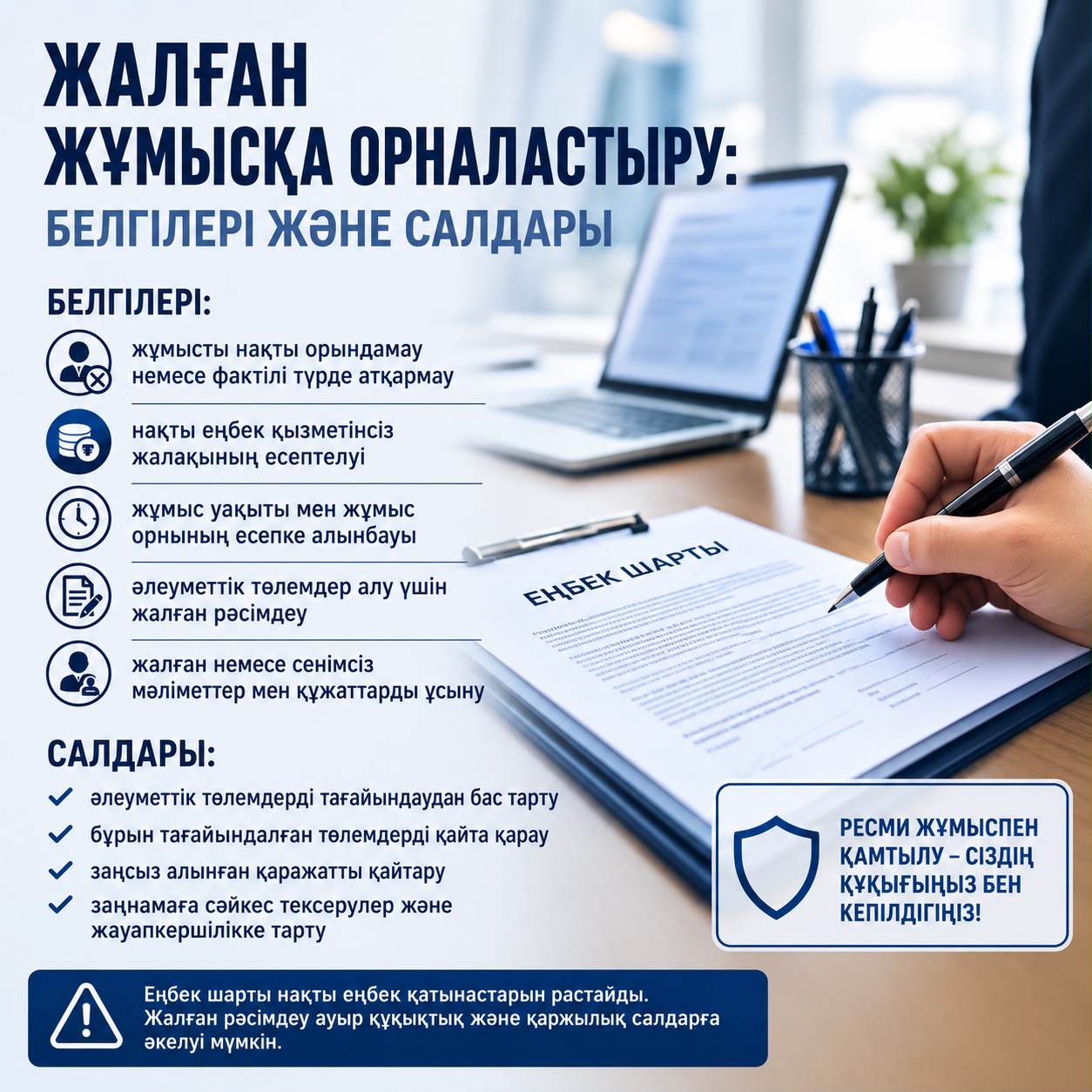 ФИКТИВНОЕ ТРУДОУСТРОЙСТВО: ПРИЗНАКИ И ПОСЛЕДСТВИЯ