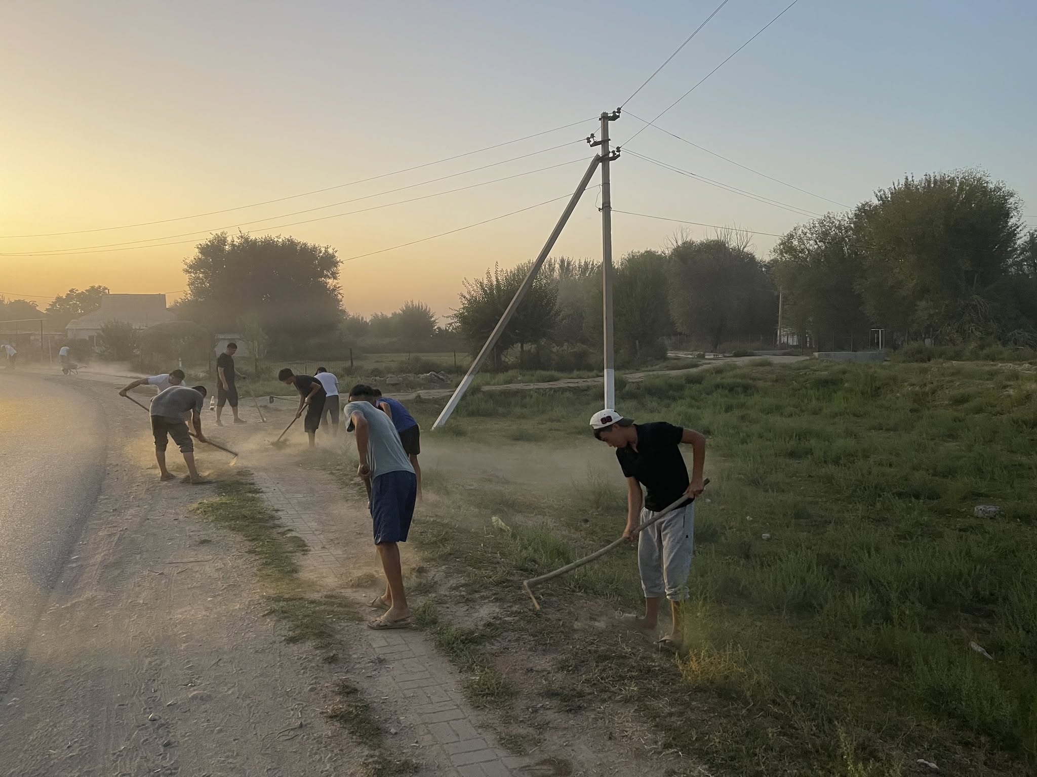 ЖИТЕЛИ СЕЛА ҮЛГІЛІ В МАКТААРАЛЬСКОМ РАЙОНЕ ПОДАЛИ ПРИМЕР