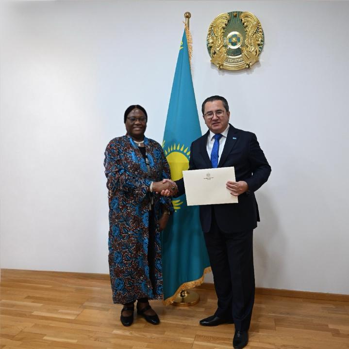 Ambassador of Namibia Presents Copies of Credentials at the Ministry of Foreign Affairs of Kazakhstan