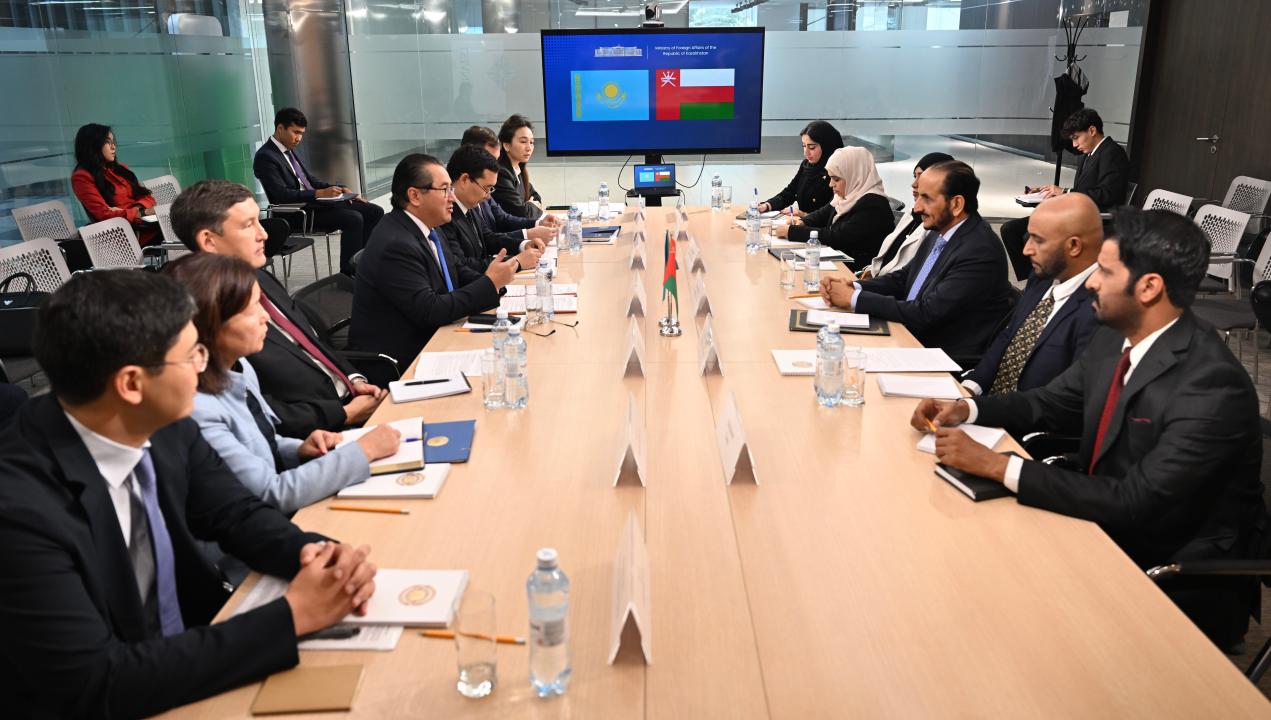 Kazakhstan and Oman Hold Political Consultations in Astana