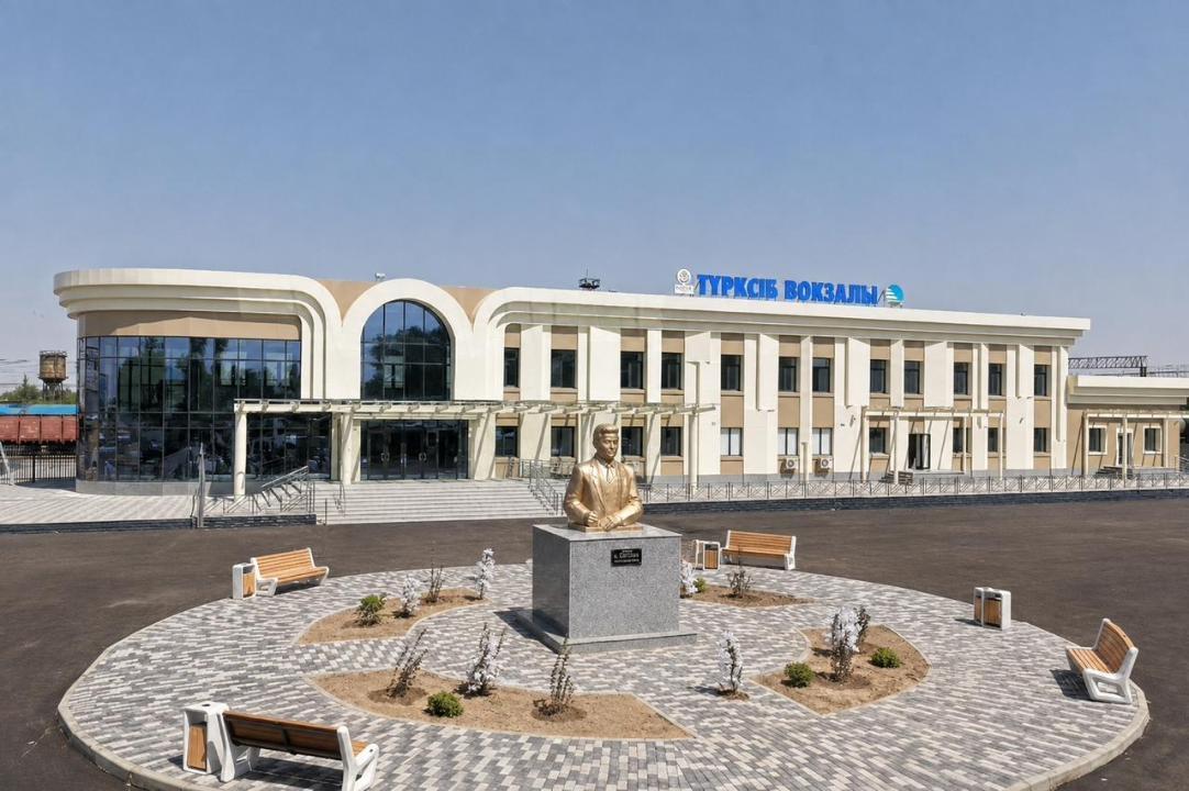 Ғасырға жуық тарихы бар Түрксіб станциясының вокзалы жаңартылды