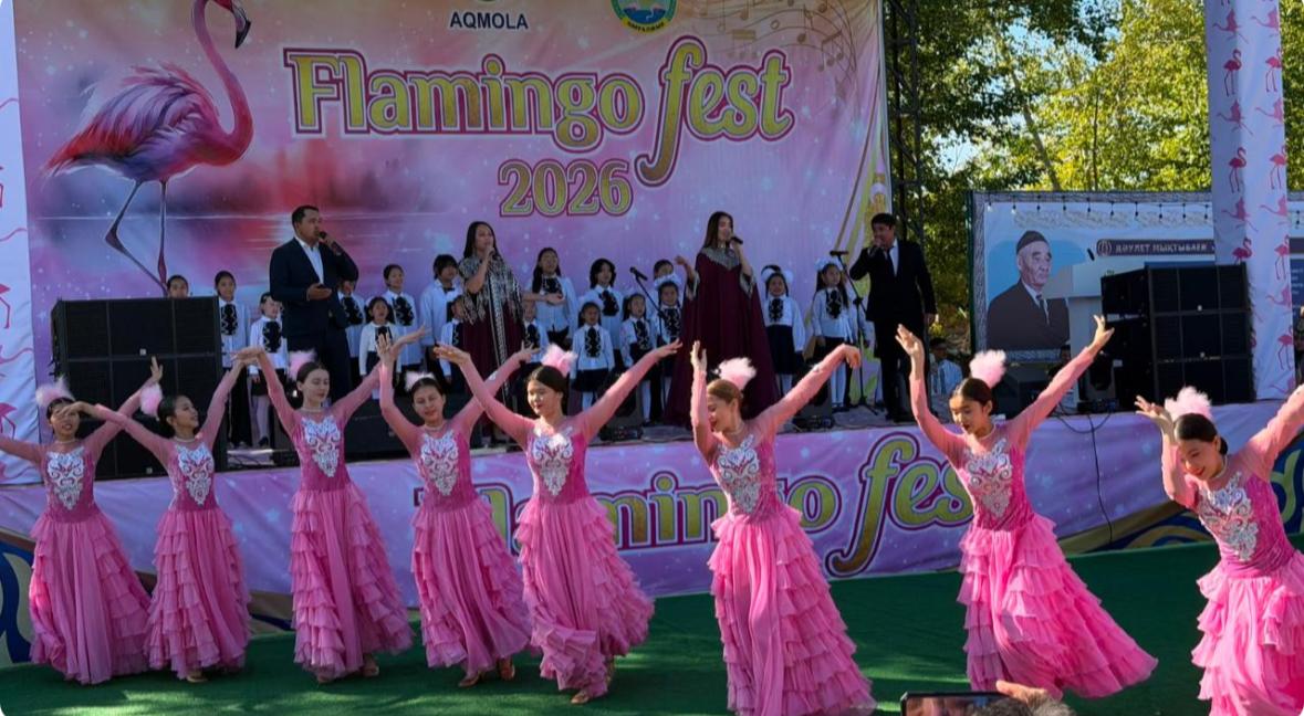 В Акмолинской области начался второй культурно-туристический фестиваль Flamingo Fest