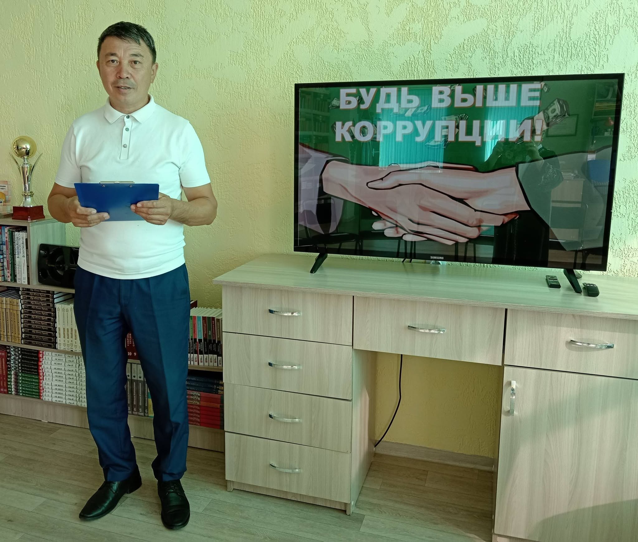 Ауылдық округ әкімі Жанболат Хазиезұлы Мұқашевтің сөзі