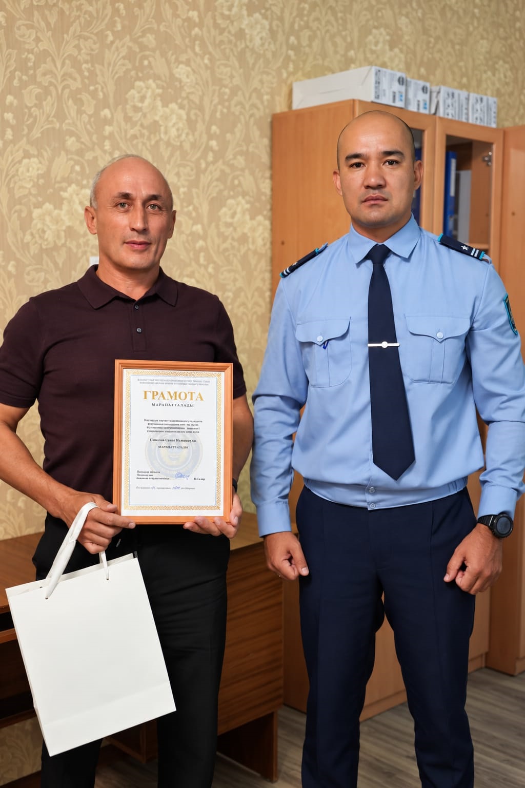 Павлодарда полицияның үздік көмекшілері марапатталды