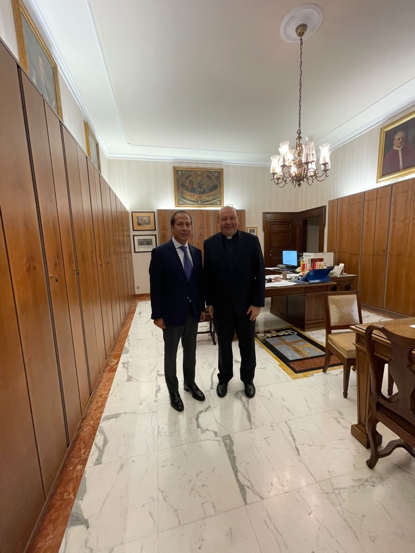 Meeting with the Prefect of the Vatican Apostolic Library