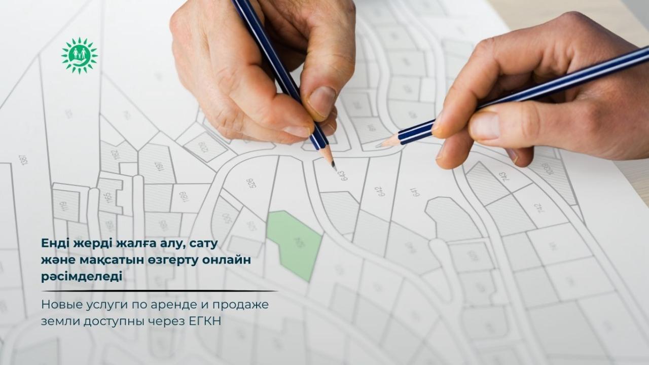 Новые услуги по аренде и продаже земли доступны через ЕГКН