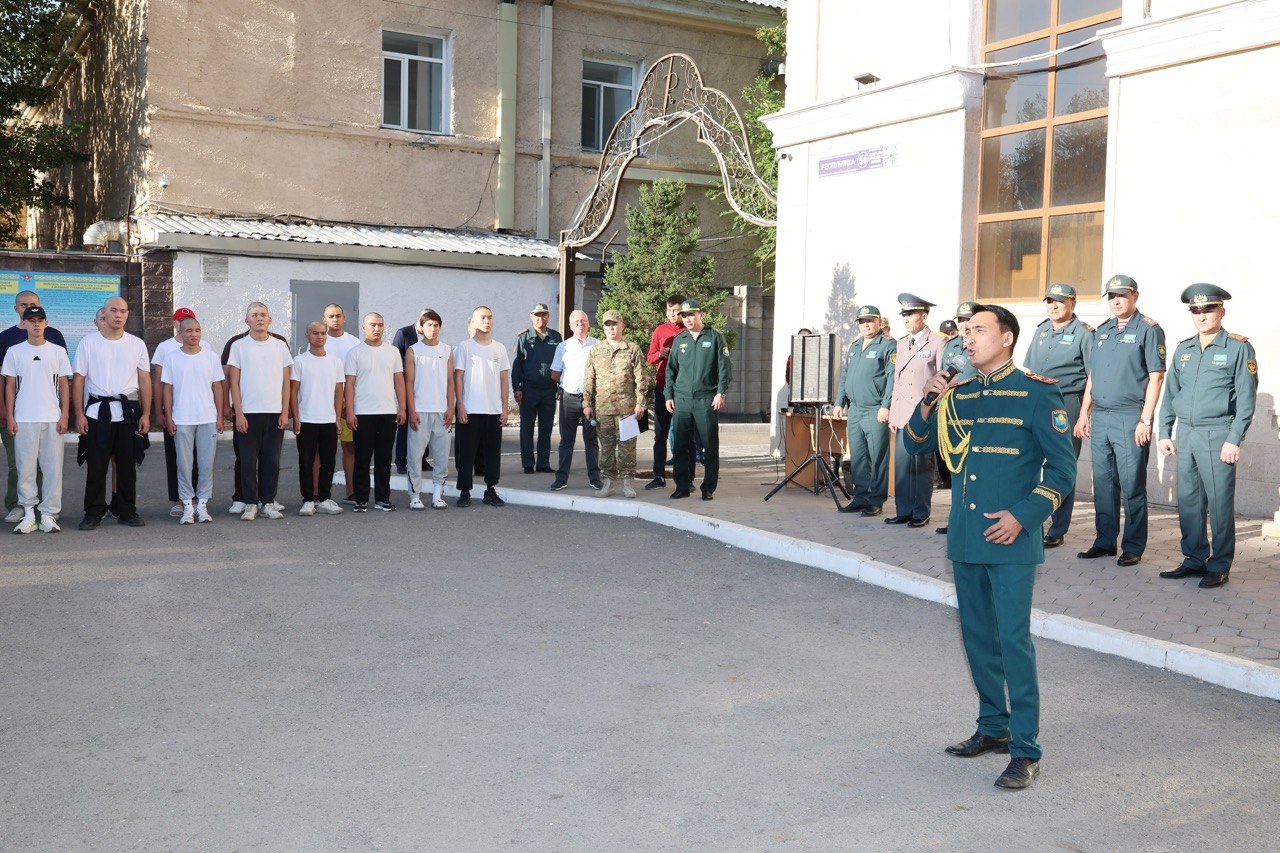 Астана қаласының әскерге шақырылушылары мерзімді әскери қызметке аттанды