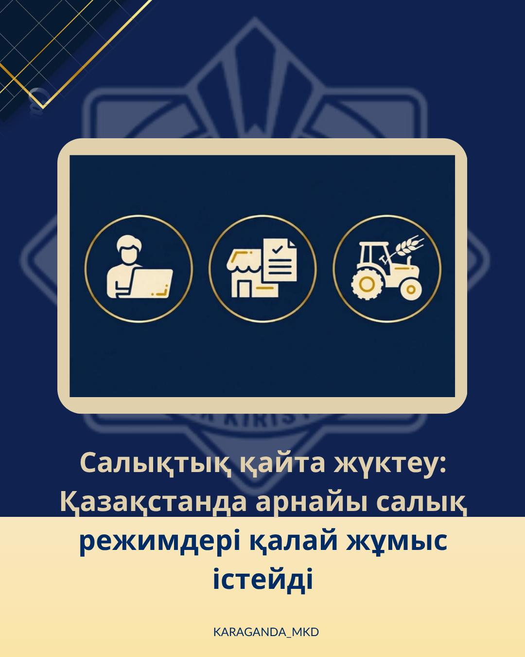 Салықтық қайта жаңғырту: Қазақстанда арнайы режимдер қалай жұмыс істейді