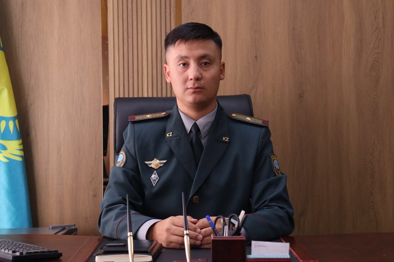 МАҚТААРАЛ АУДАНЫ ТӨТЕНШЕ ЖАҒДАЙЛАР БӨЛІМІНЕ ЖАҢА БАСШЫ ТАҒАЙЫНДАЛДЫ