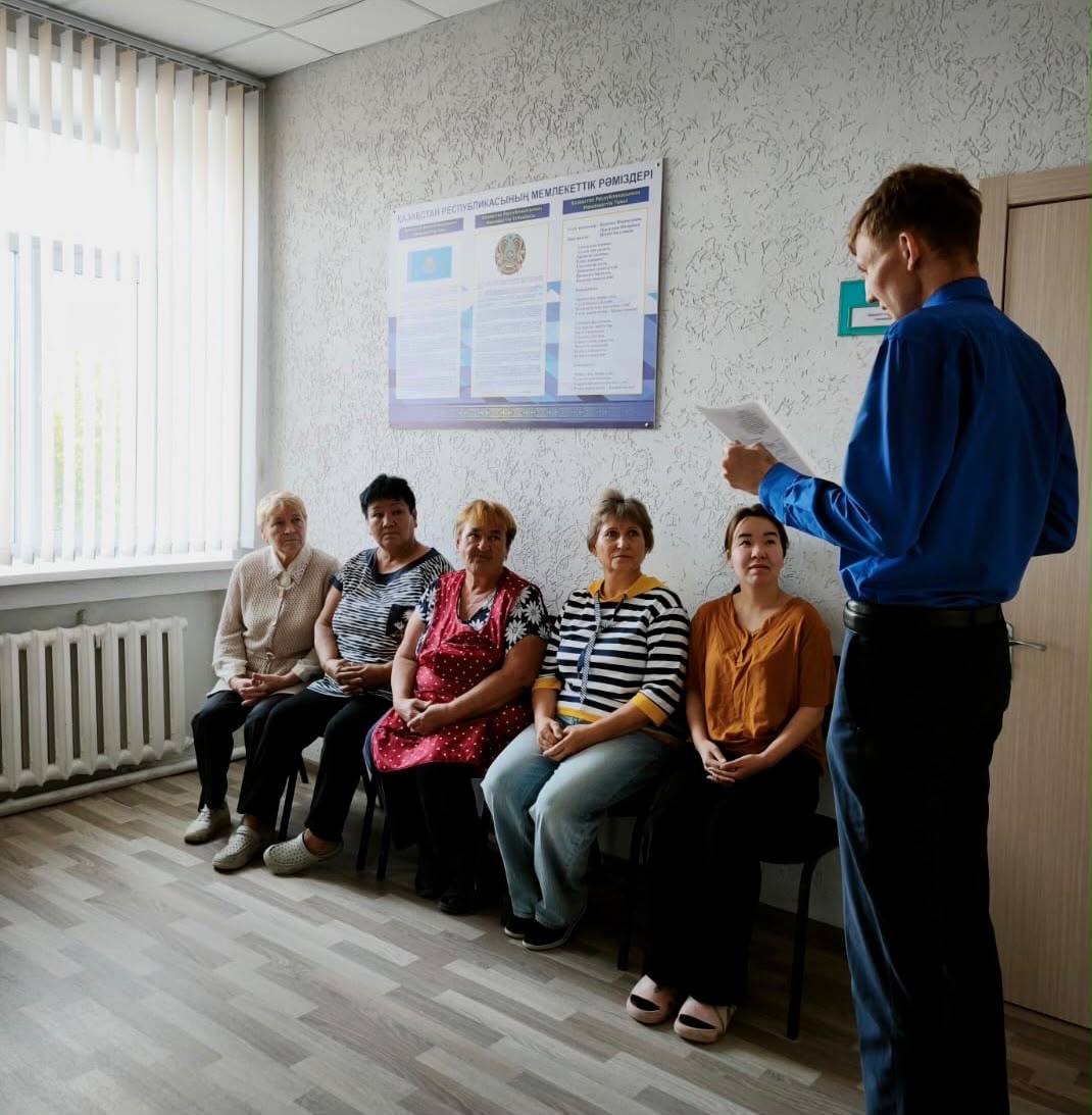 Спасовка ауылында «eGov.kz порталындағы цифрлық құжаттар мен қызметтер» тақырыбында дәріс өтті; іс-шара барысында тұрғындарға электрондық қызметтерді пайдалану тәртібі түсіндіріліп, олардың сұрақтары мен сауалдарына жауап берілді.