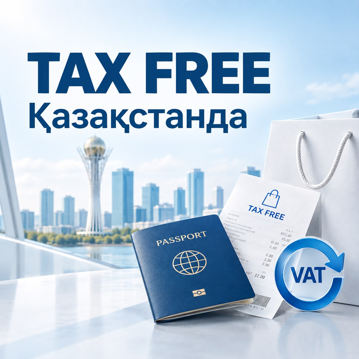 В Казахстане реализуется Пилотный проект «Tax Free»