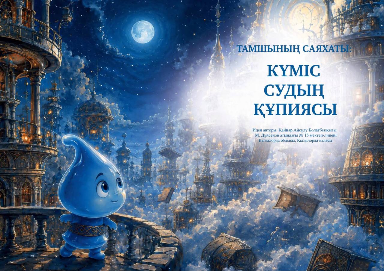 Қызылорда облысының педагогтері суға ұқыпты қарауға үндейтін экологиялық ертегілер әзірледі