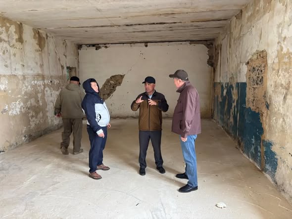 Аудан әкімінің Алқатерек ауылындағы құрылыс объектісіне жұмыс сапары