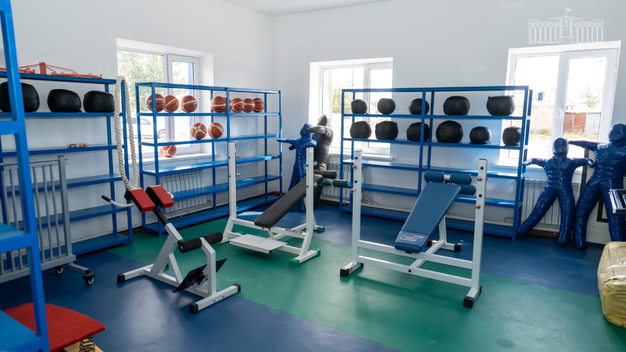 Марқакөл ауданында жаңа спорт модулі ашылды