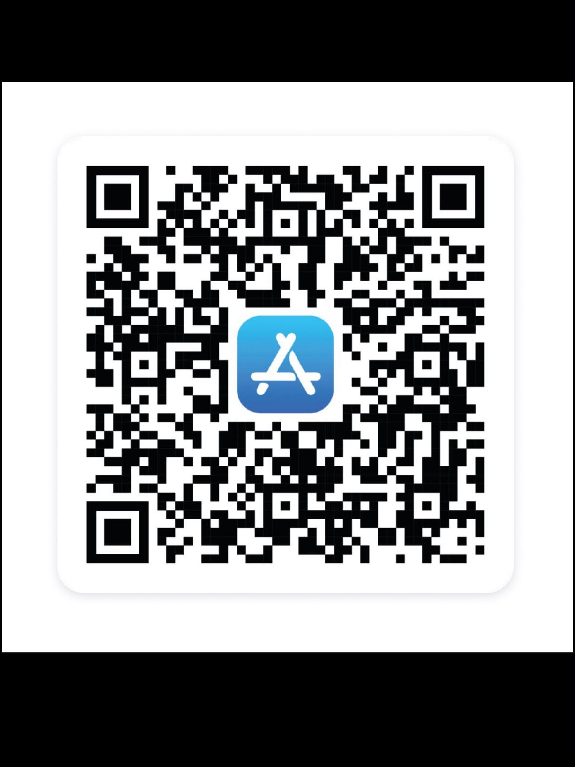 QR-код для скачивания приложения в App Store.