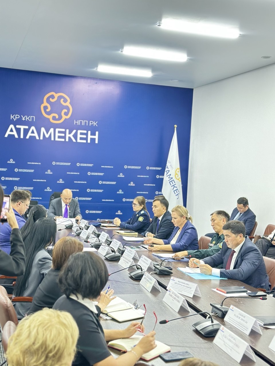 A single day of the control and supervision authorities' report to the business community was held in the Karaganda region