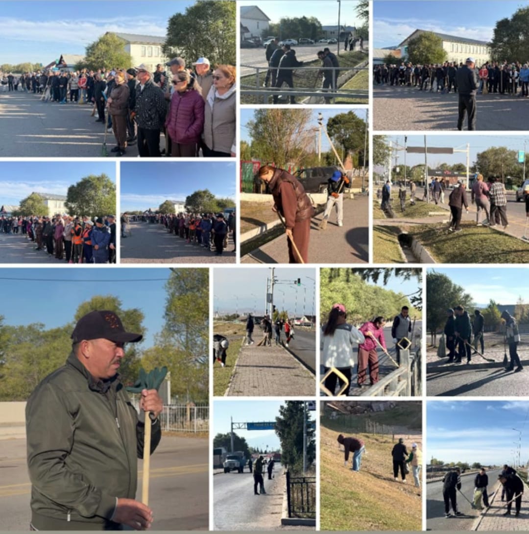 A "Clean Thursday" event was held as part of the "Clean Kazakhstan" national environmental campaign. Deputy District Akim Kenes Kunesbayuly Kabylbekov, along with heads of institutions, civil servants, volunteers, and local residents, actively participated in the cleanup drive, contributing to the cleanliness and beautification of their native region. During the event, cleanup operations were carried out on the streets of Kegen village. Addressing the participants, Deputy District Akim Kenes Kunesbayuly Kabylbekov noted that the cleanliness of the environment serves as a clear reflection of the region's image and the culture of its residents. He also emphasized the importance of continuing such noble initiatives throughout the district and encouraged every resident to treat their native land with care and concern.