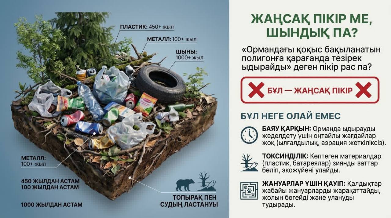 Миф или правда? Разлагается ли мусор в лесу быстрее?