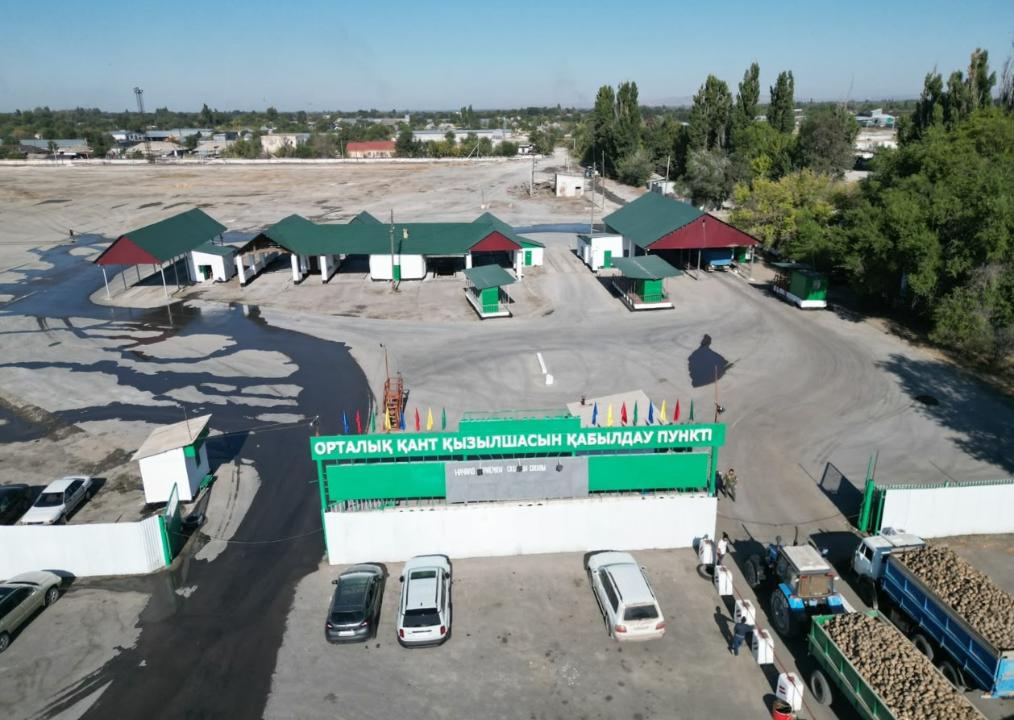 Орталық қант қызылшасын қабылдау пунктінің жалпы көрінісі.