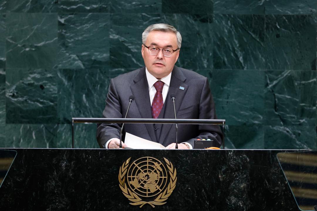 Министр иностранных дел РК Мухтар Тлеуберди выступил на общих дебатах 81-й сессии Генеральной Ассамблеи ООН