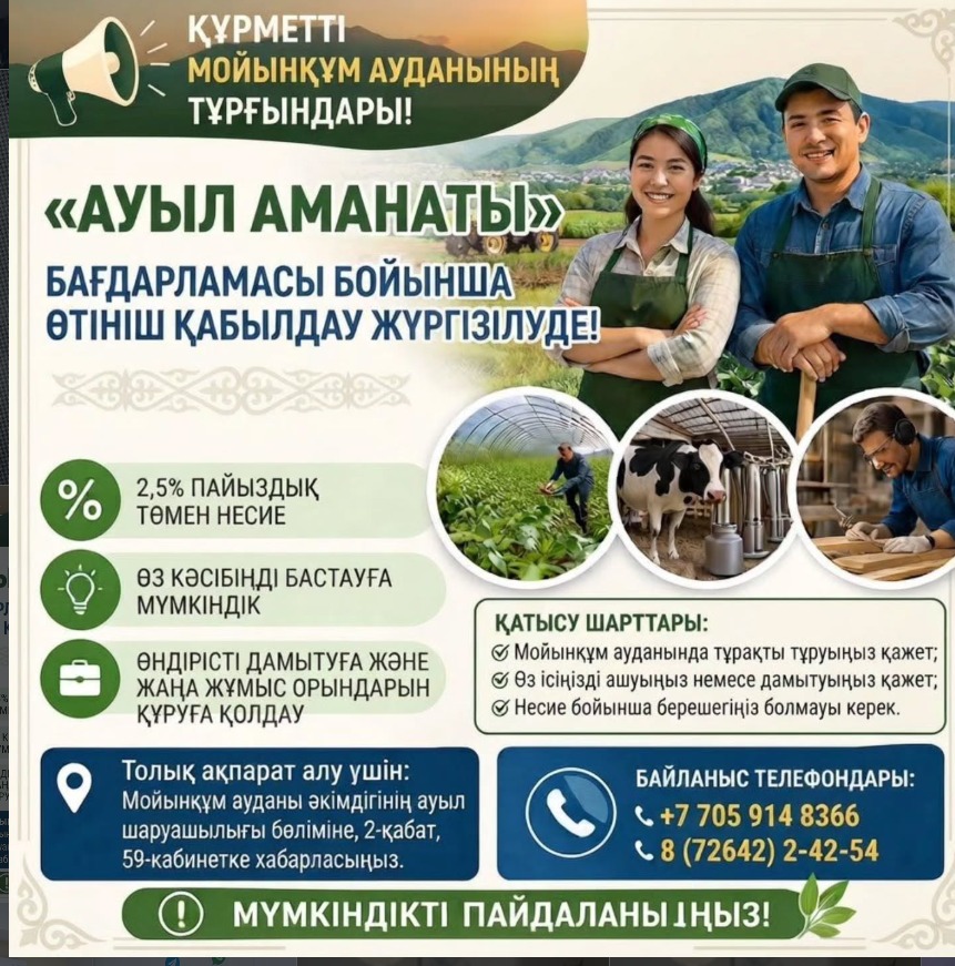 «Ауыл аманаты» бағдарламасы