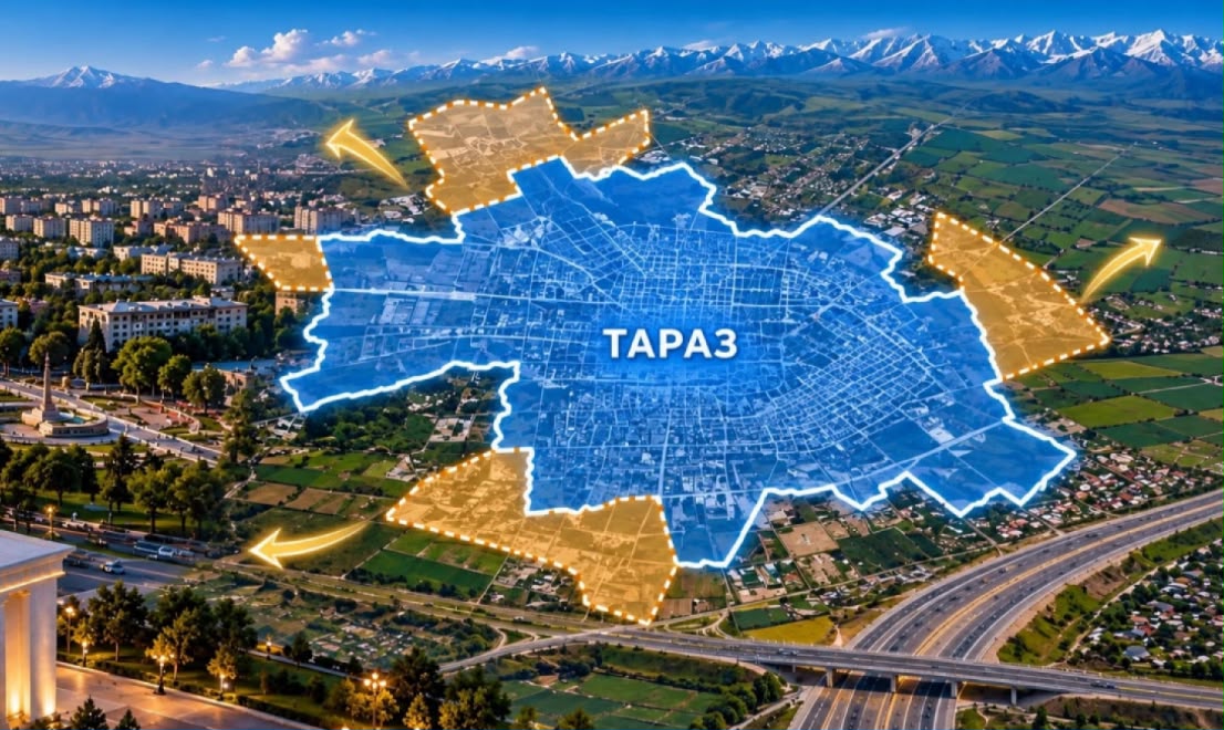 ТАРАЗДЫҢ АУМАҒЫ КЕҢЕЙДІ: ЖАҢА ШЕКАРА ҚАЛА ТҰРҒЫНДАРЫ ҮШІН НЕНІ ӨЗГЕРТЕДІ?