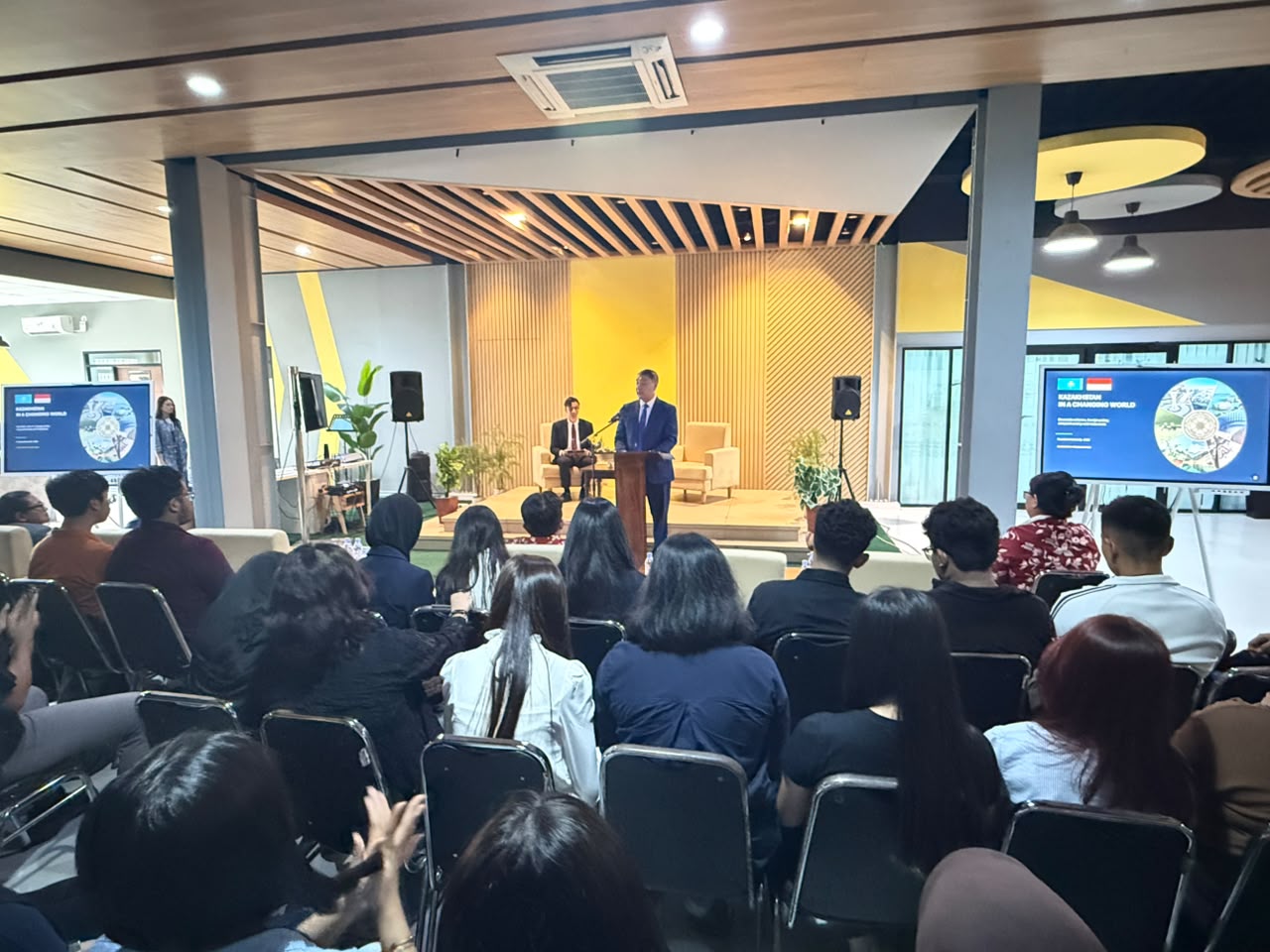 Dialogue with Youth: Ambassador of Kazakhstan Addressed President University Students