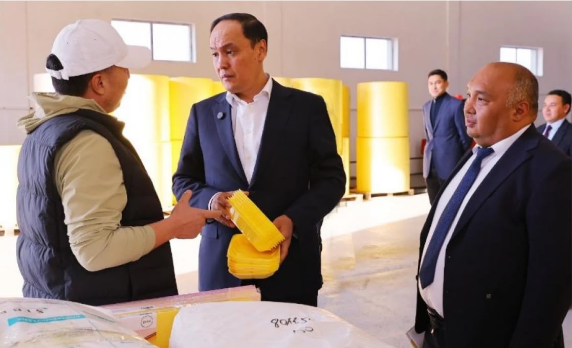 70 млн дана: Жамбыл облысында тамақ өнімдеріне арналған қаптама өндірісі іске қосылуда