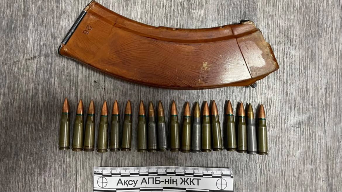 Ұрланған мылтық полицияның жедел жұмысының арқасында табылды