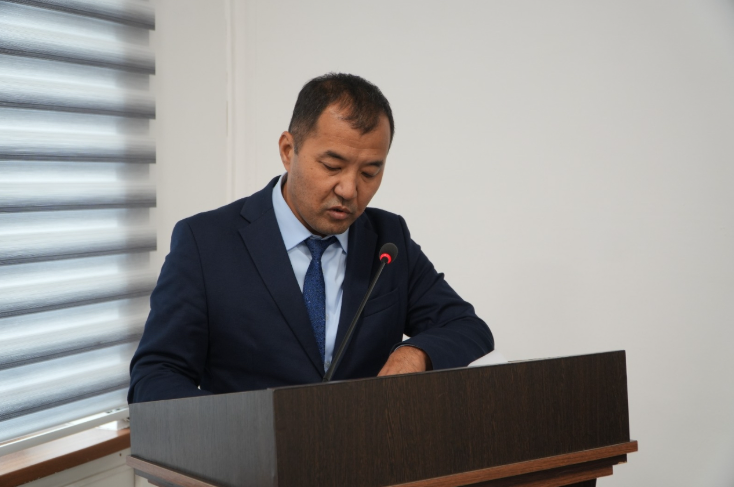 руководитель отделе экономики и бюджетного планирование акимата Меркенского района