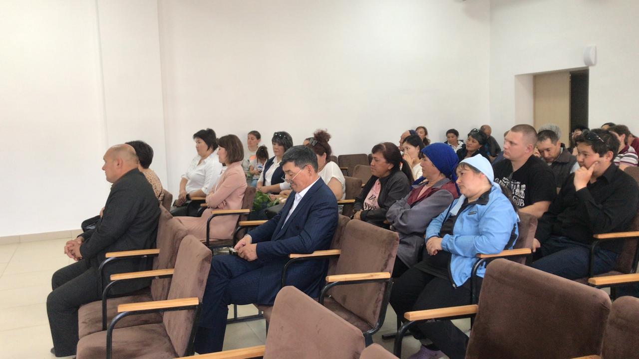 Отчетная встреча акима села Забеловка Турабаева М.С. перед населением