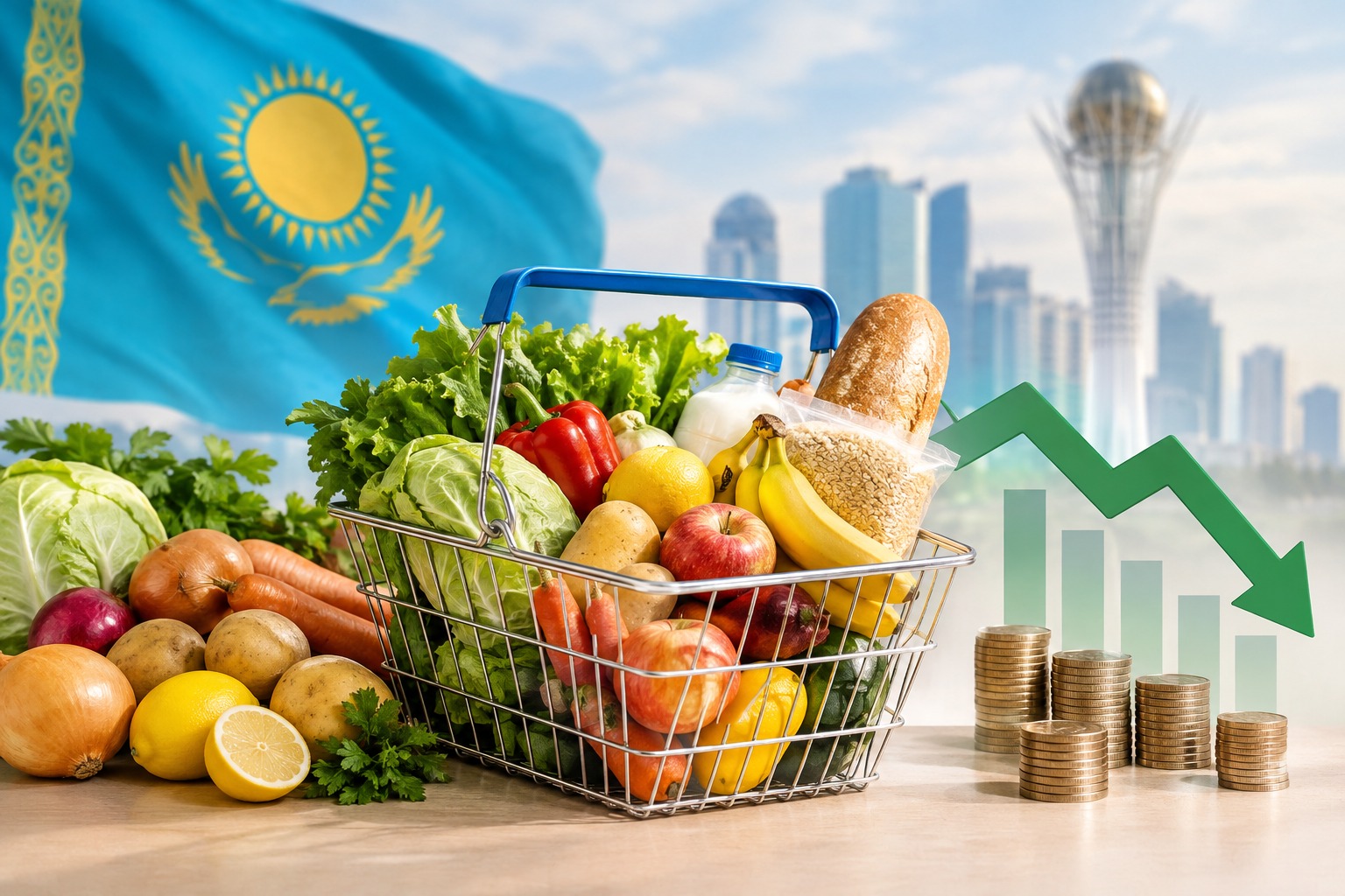 Food Inflation in Kazakhstan Reached 8.5% in September