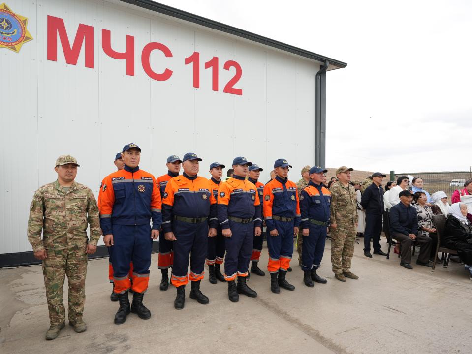 ТЖМ басшысы Балқаш жағалауында жаңа құтқару станциясын ашты