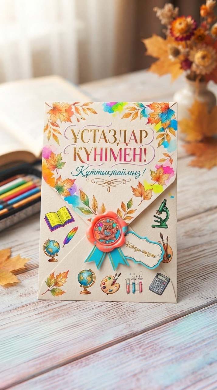 "ҰСТАЗДАР КҮНІ ҚҰТТЫ БОЛСЫН!"