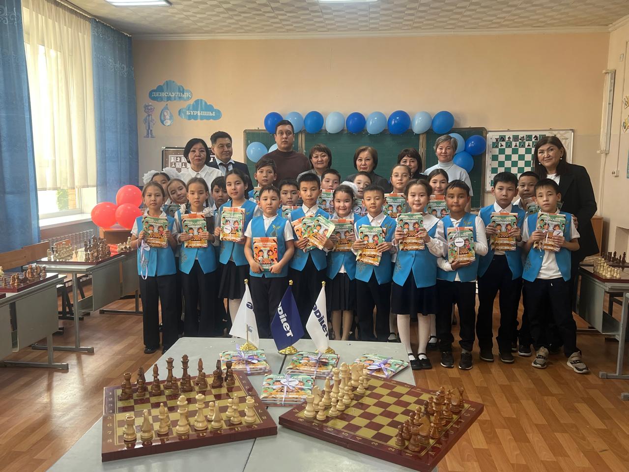 At the lyceum school No. 3 named after Sh. Valikhanov's new chess office opened