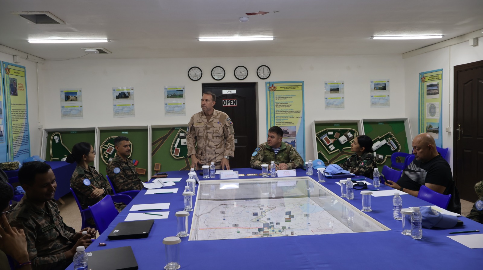 Kazakhstani peacekeepers received high praise following a UN inspection