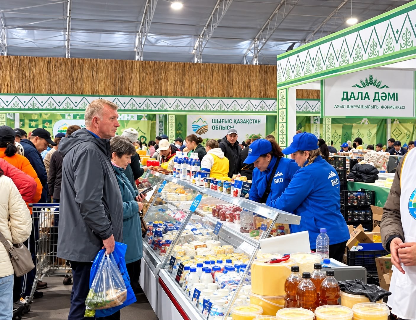 В Астане проходит сельскохозяйственная ярмарка «Дала дәмі»
