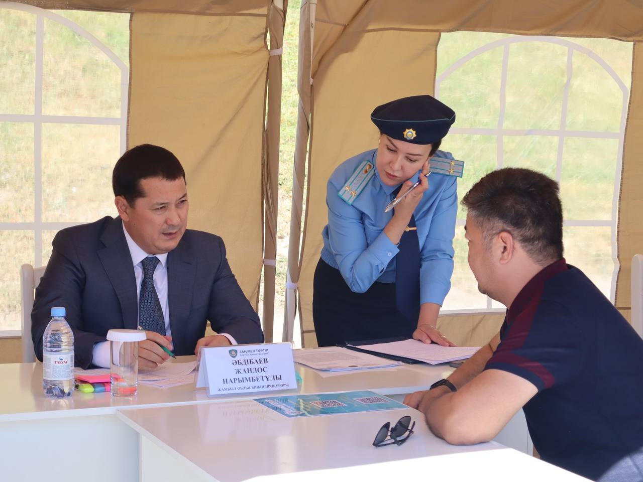 Жамбыл облысының прокуратурасы «Қоғаммен байланыс»  жобасын іске асыруды жалғастыруда