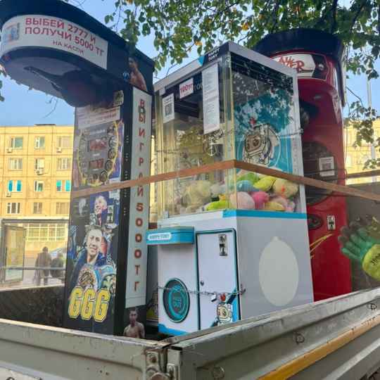 В районе Сарыарка демонтировали 28 незаконных развлекательных аппаратов