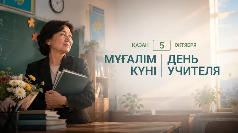 Мұғалімдер күніне арналған құттықтау!