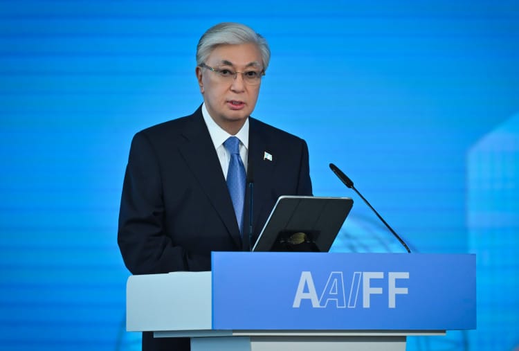 President of Kazakhstan Kassym-Jomart Tokayev attends Opening Ceremony of the Astana AI Film Festival