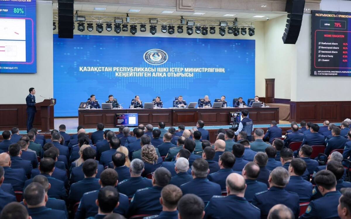 Қазақстан Республикасы ІІМ кеңейтілген алқа отырысы.