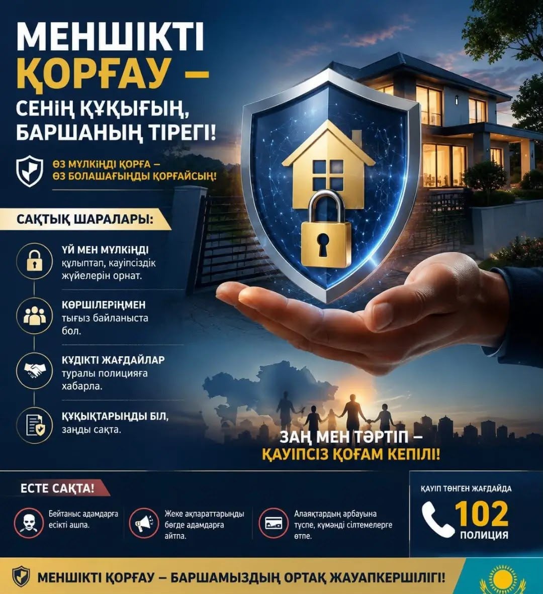 *Мүлікті қорғау – ортақ жауапкершілік*