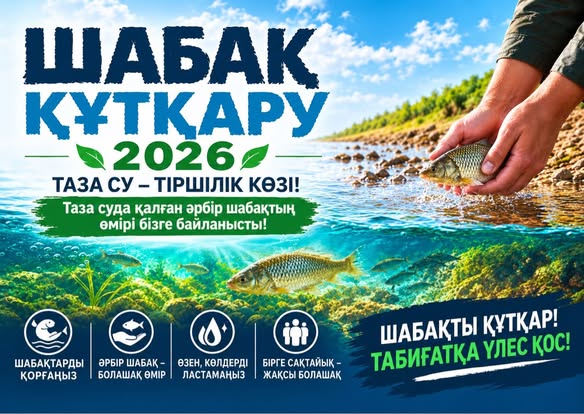 Жалағаш ауданында шабақтарды құтқару жұмыстары жүргізілді