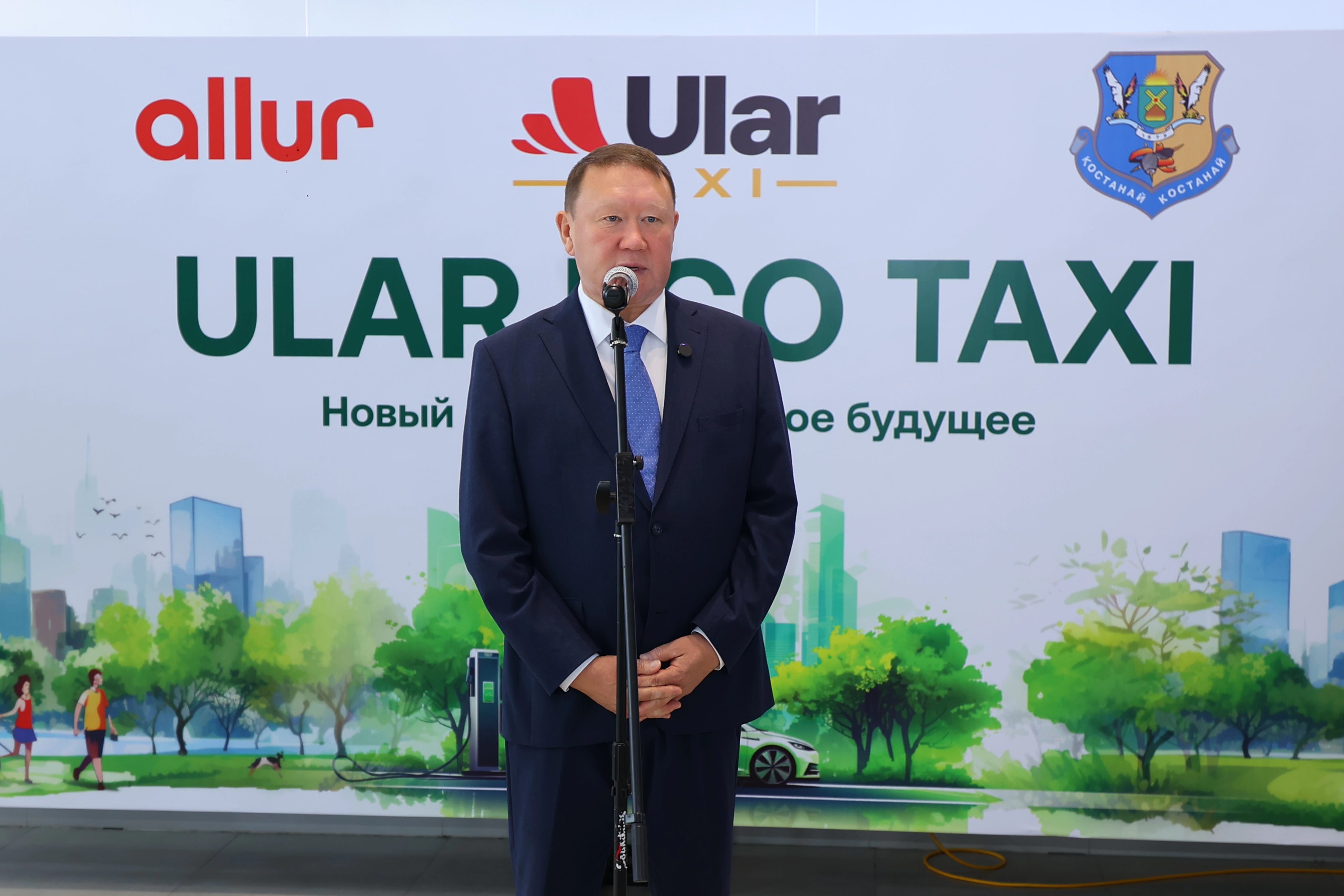 Eco-Taxi Fleet Begins Operations in Kostanay