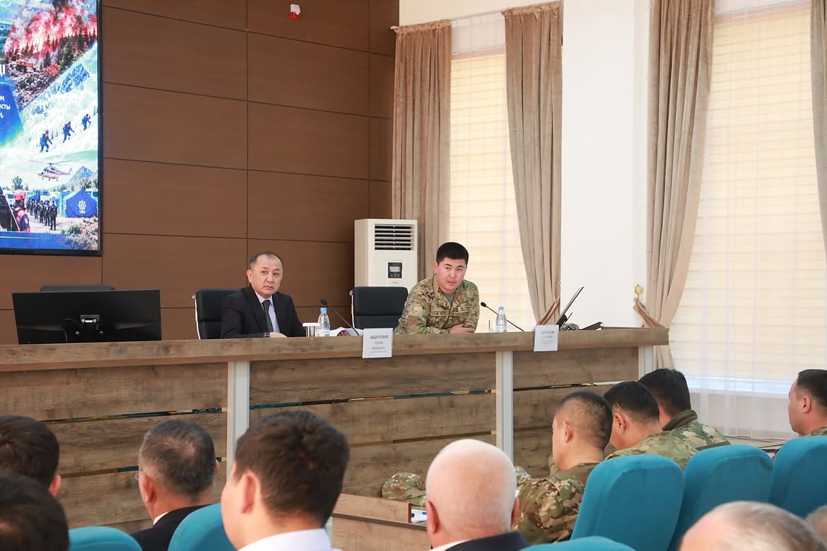 Сарыағаш ауданында кешенді оқу-жаттығу бойынша мәжіліс өтті